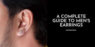 types of earrings for men a plete