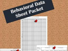 Behavioral Data Sheets Packet