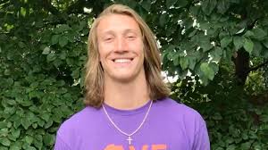 Lawrence's long layered blond tresses are the stuff of shampoo brand executives' dreams. Cartersville Made Sure Football Won T Define Clemson S Trevor Lawrence