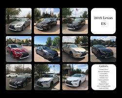 Lexus Es Color Chart All The Lexus Color Options For The