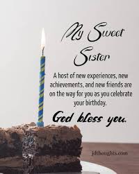 happy birthday wishes for sister and