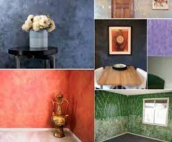 The dark brown color is called baronial brown by behr, the metallic paint is. 5 Fun Ideas For Sponge Painting Walls
