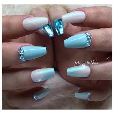 These are short coffin acrylic nails that feature light pink and glitter. Cute Short Coffin Nails Designs Nail And Manicure Trends