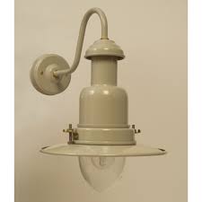 outdoor fisherman s wall lamp in putty grey