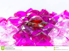 Colorful Gems On White Background Stock Image Image Of