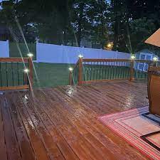 learn how to clean outdoor deck lights