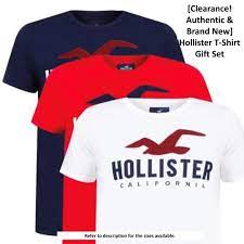 clearance hollister t shirt gifts set