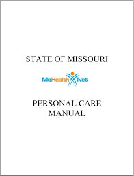 State Of Missouri Personal Care Manual Pdf