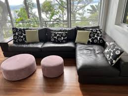 leather l shape modular sofa