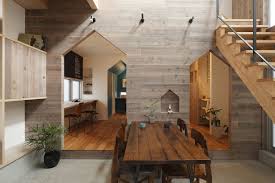 small modern house in kyoto with wood