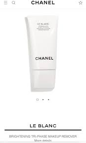 chanel le blanc make up remover beauty