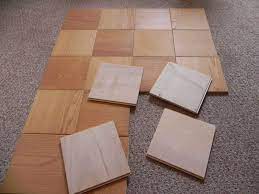 easy diy parquet wood floor squares