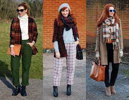 wear tartan checks plaid in winter