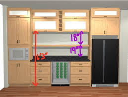 Height For Shelves In Kitchen Bar Area