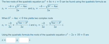 Quadratic Equation Ax2 Bx C