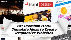 10 premium html template ideas to