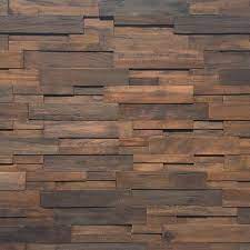 Dark Teak Wood Wall Panel
