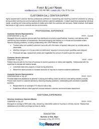 Need help writing a resume? Call Center Resume Sample Professional Resume Examples Topresume