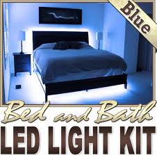 diy floating bed frame with led lighting