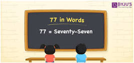 77 in Words - 77 Spelling, What is 77 in Words?