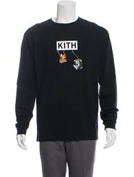 KITH x Tom & Jerry 2019 L/S Friends T-Shirt - Black T-Shirts, Clothing -  WKITH21256