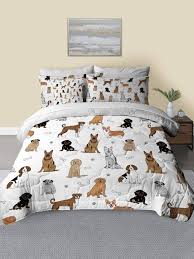 Dog Puppy Comforter Set Diffe