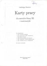 L. Stasica - karty pracy matematyka kl.III - Pobierz pdf z Docer.pl