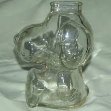 Vintage Snoopy Peanuts Clear Solid
