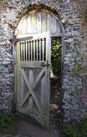 Wooden Garden Gate Old Garden Gates