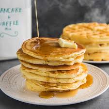 homemade pancake mix or homemade waffle