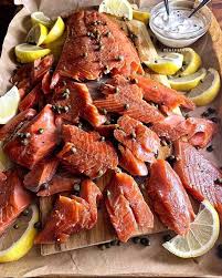 Our smoked salmon recipe takes all the guesswork out of the equation, leaving you perfectly smoked salmon every time. Holy Sockeye Salmon Julesfood Absolutely Nailing This Smoky Recipe Traeger Smoked Salmon Traeger Recipes Traeger Grill Recipes
