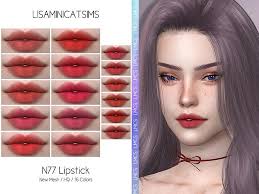 lipstick n77 hq by lisaminicatsims at
