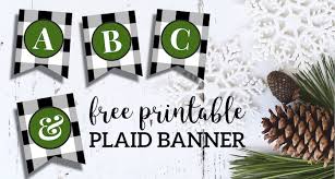free printable christmas banner letters