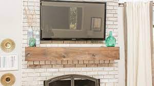 Mount A Tv Over A Brick Fireplace