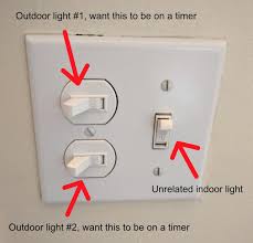 Putting Multiple Outdoor Lights On One Timer Switch Home Improvement Stack Exchange