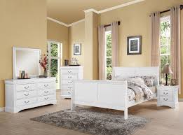 Acme Louis Philippe Iii Queen Bed White