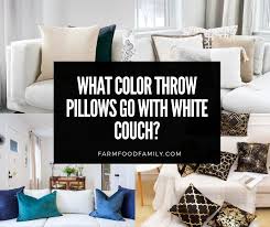 color throw pillows go with white couch
