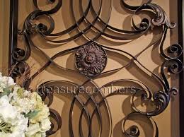 Large Forged Metal Wall Grille Tuscan