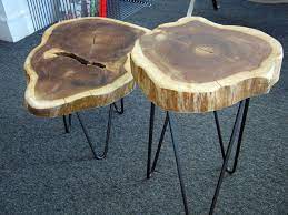 Tree Trunk Tables