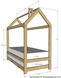 Remodelaholic Twin House Bed Frame