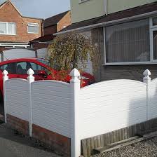 White Fence Panels Plastic Upvc Low