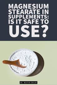 is magnesium stearate safe to use in
