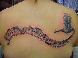 Music Quotes Tattoos Designs - music quotes tattoos designs ... via Relatably.com