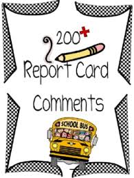 Math and Opinion Writing Report Comments  rd and  th Grade Pinterest