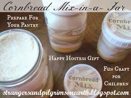 cornbread mix in a jar hostess gift