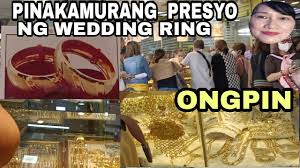 pinakamurang gold wedding ring sa