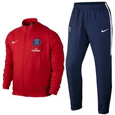 Ragman outdoor jacke stehkragen marine. Psg Paris Saint Germain Presentation Trainingsanzug 2016 Rot Nike Sportingplus Net