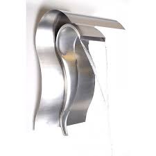 Wall Fountain Made Of Stainless Steel