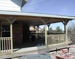 A Deck Patio Porch Covered Roof
