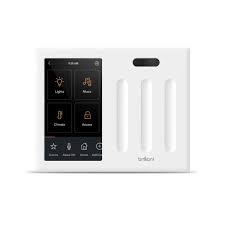 Brilliant Smart Home Control 3 Switch Panel Alexa Google Assistant Apple Homekit Ring Sonos And More Bha120us Wh3 The Home Depot